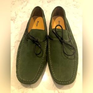 Men’s Dune London green Barnacle loafer